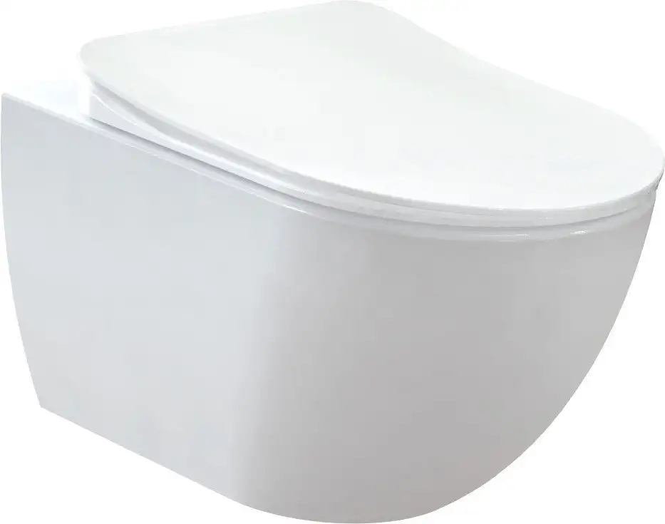 Унитаз подвесной Creavit Free FE322-11CB00E-0000 + S-IN-MZ-LINK_PRO + P-BU-MOV/Blg/Gl - фото товара