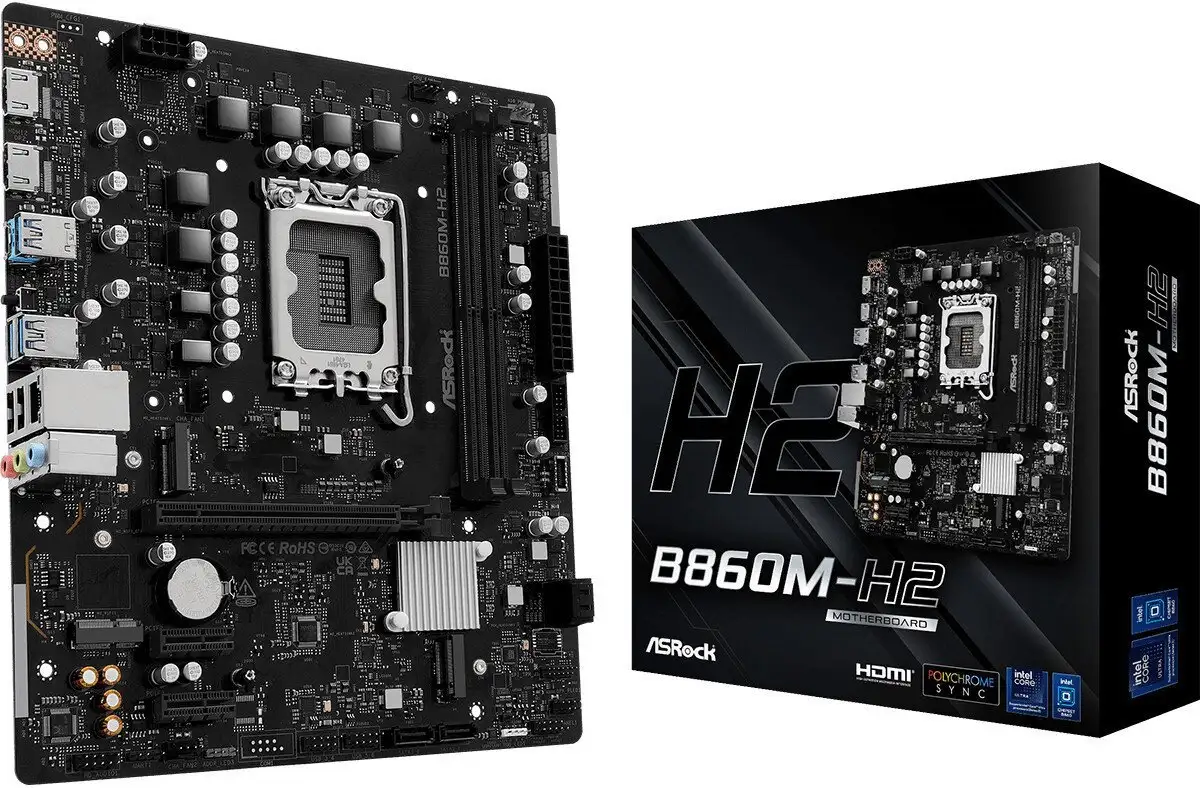 Материнская плата ASRock B860M-H2 – фото товара