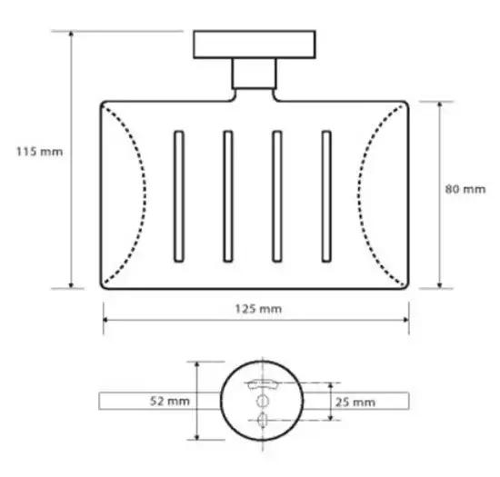 Мыльница Bemeta Trend-I 104108082B – фото товара