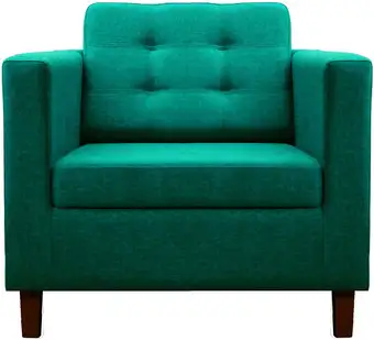 Интерьерное кресло Brioli Дилли клетка Д (J16/азур/опоры темные) – изображение в каталоге