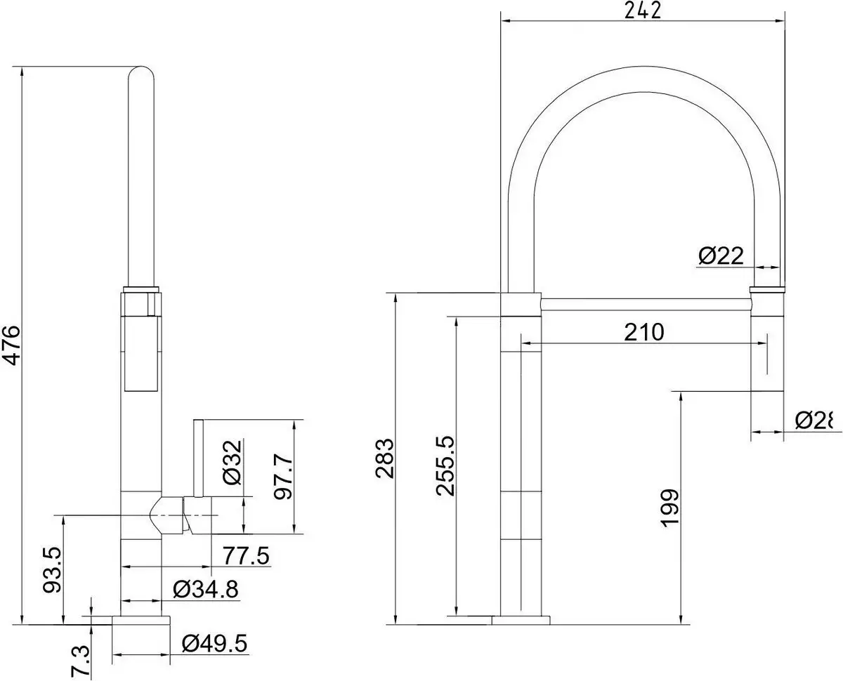 Смеситель Ekko E42305 - фото товара