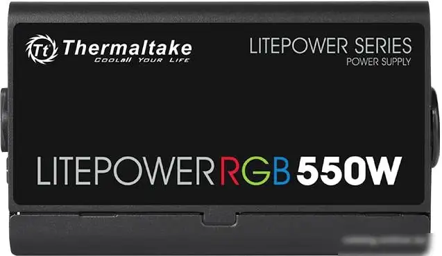 Блок питания Thermaltake Litepower RGB 550W LTP-550AL2NK – фото товара