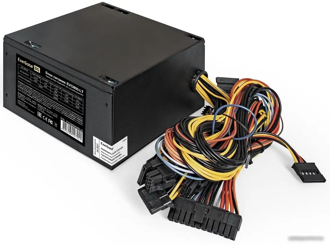 Блок питания ExeGate EVO800-LT EX289069RUS-S – фото товара