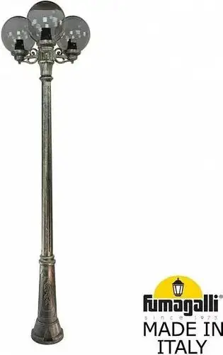 Городской фонарь Fumagalli Globe RICU BISSO/G250 3L FU_G25.157.S30.BZF1R – изображение в каталоге