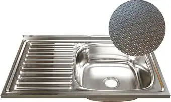 Кухонная мойка Mixline R 555233 (с сифоном)