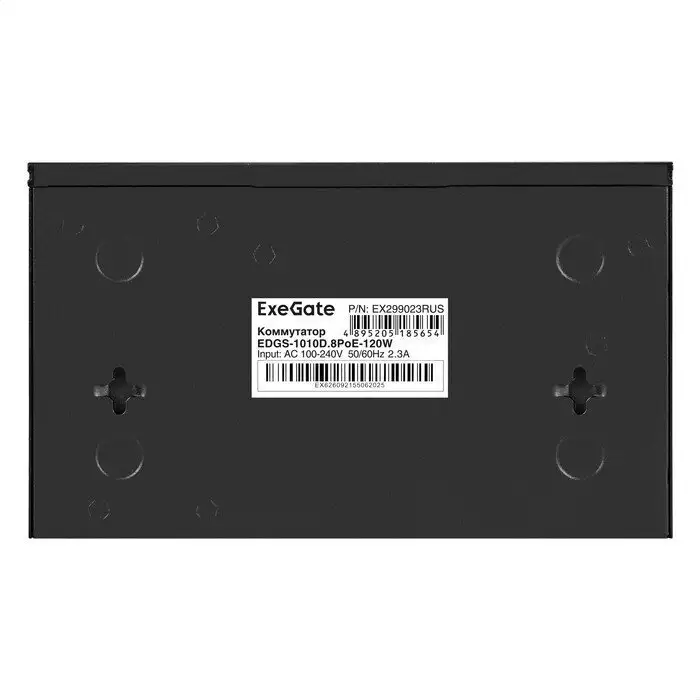 Неуправляемый коммутатор ExeGate EDGS-1010D.8PoE-120W – фото товара