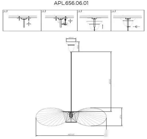 Подвесная люстра Aployt APL.656.06.01 – фото товара
