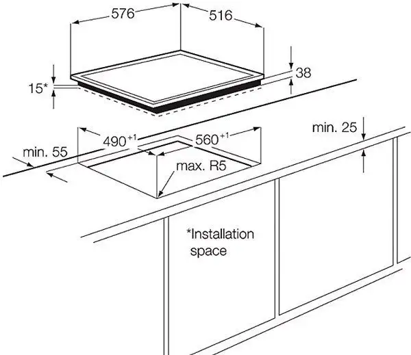 Варочная панель Electrolux EHF6342XOK - фото товара