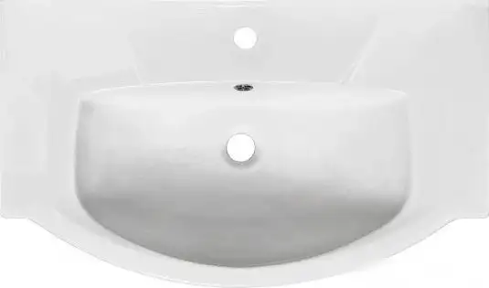 Runo Тумба с умывальником Runo Неаполь 75 + Элеганс 75 (напольная, белый) – фото товара