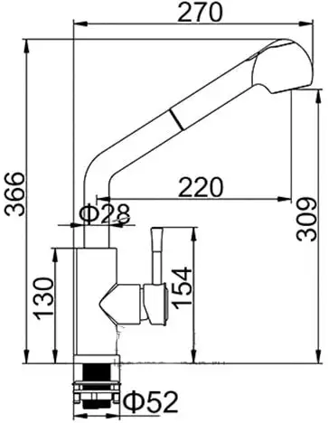 Смеситель Ledeme L76014 - фото товара