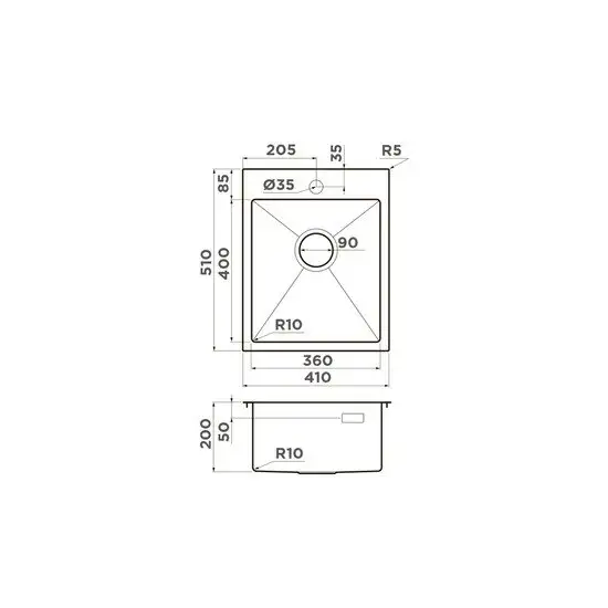 Кухонная мойка Omoikiri Akisame 41 GB (графит) - фото товара