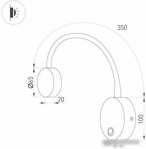 Спот Arlight SP-SON-R90-3W Warm3000 031395 – фото товара