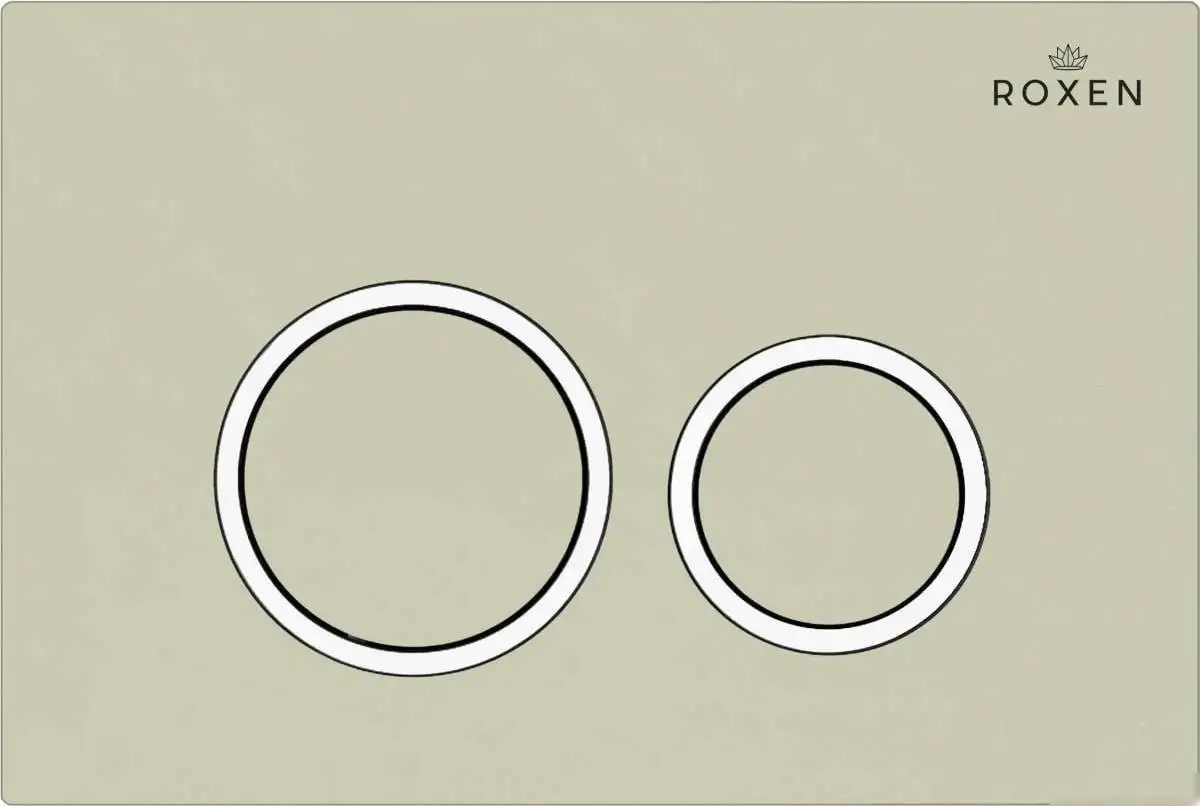 Унитаз подвесной Roxen Vine Tornado в комплекте с инсталляцией StounFix Dual Fresh 6 в 1 979011 (кнопка: бежевый) - фото товара