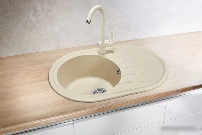 Кухонная мойка Granula 7601 (бежевый) - фото товара