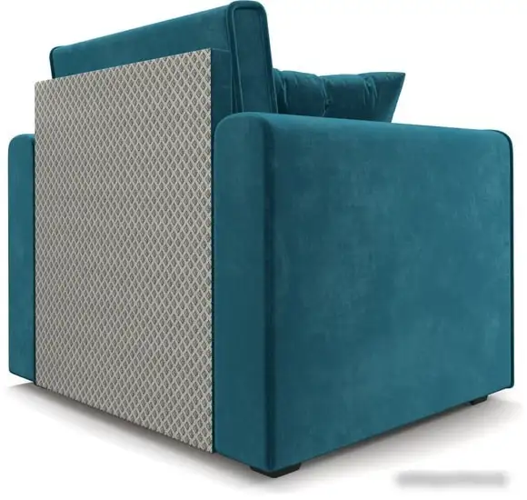 Кресло-кровать Мебель-АРС Санта (бархат, сине-зеленый star velvet 43 black green)