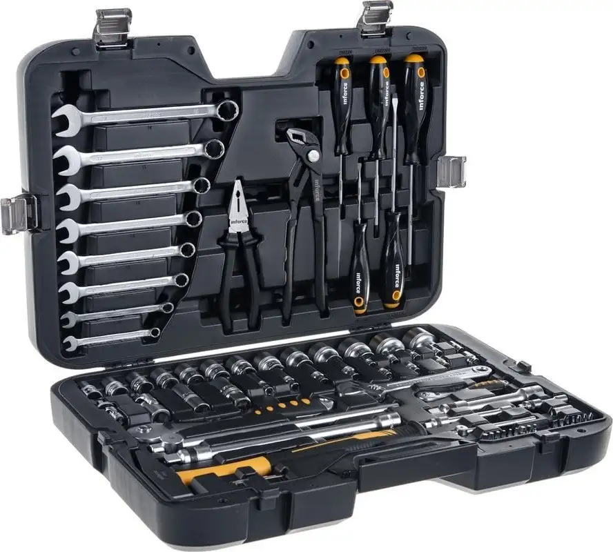 Универсальный набор инструментов Inforce 06-07-19 (77 предметов) – фото товара