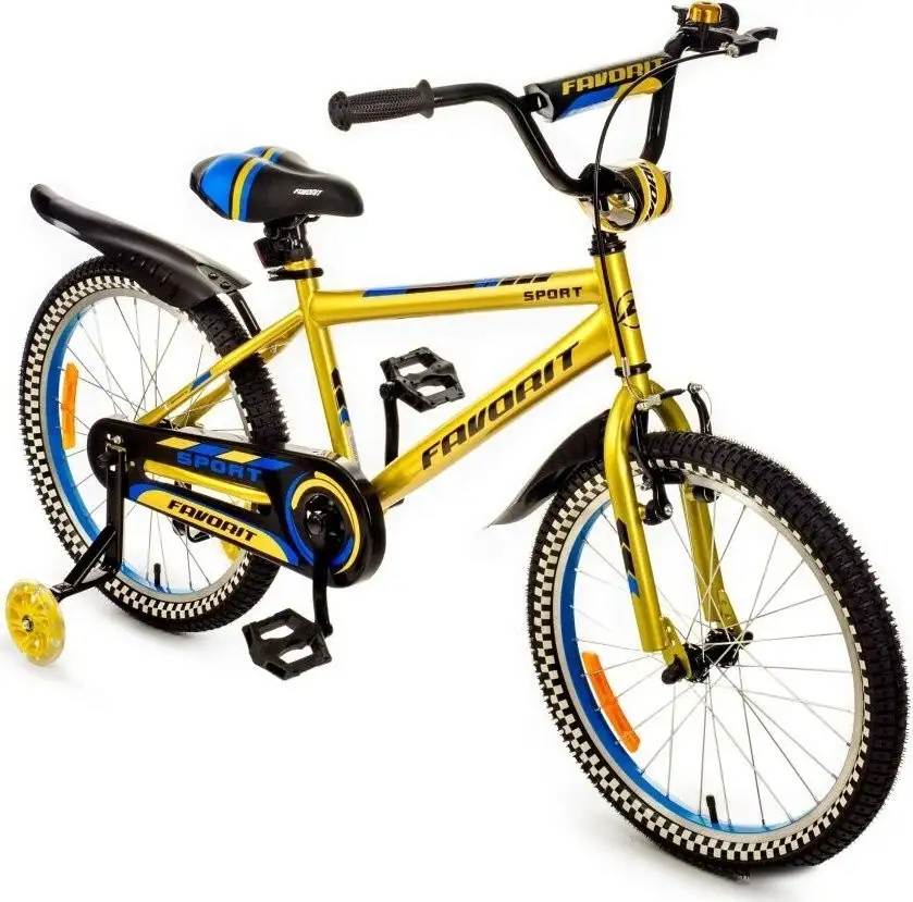 Детский велосипед Favorit Sport 20 SPT-Y20YL (желтый) – фото товара