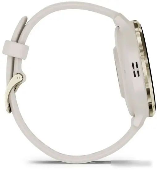 Умные часы Garmin Venu 3S (слоновая кость, с силиконовым ремешком) – фото товара