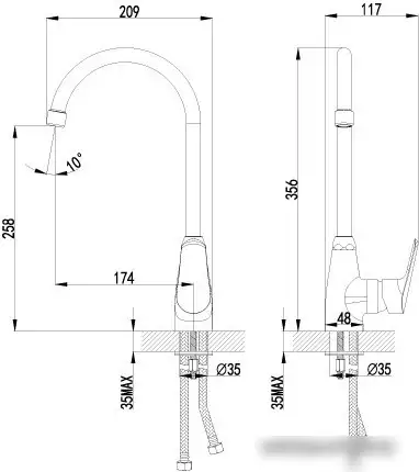 Смеситель Lemark Partner LM6555C - фото товара