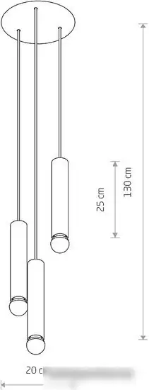 Подвесная люстра Nowodvorski Baton III 7856 – фото товара