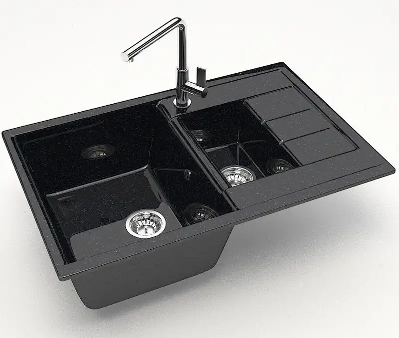 Кухонная мойка MARRBAXX 210/Q4 F210Q004 (черный) - фото товара