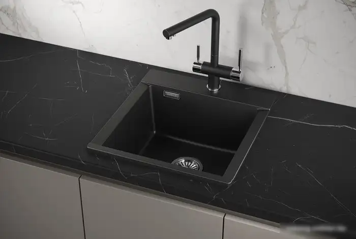 Кухонная мойка Granula ES-4701 (черный) - фото товара
