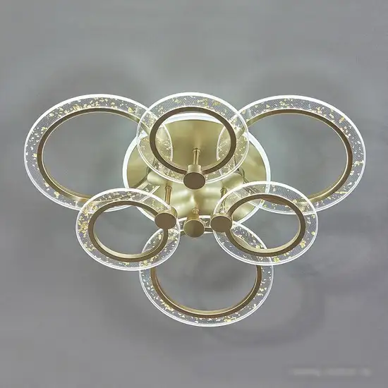 Припотолочная люстра Escada Enigma 10225/6 LED*97W BL Gold – фото товара