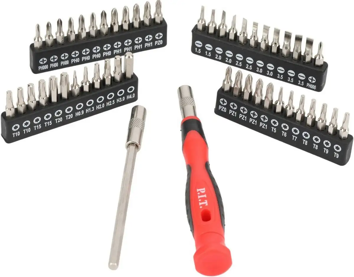 Набор отвертка с битами P.I.T. Advance HSDR04-0050 (50 предметов) – фото товара