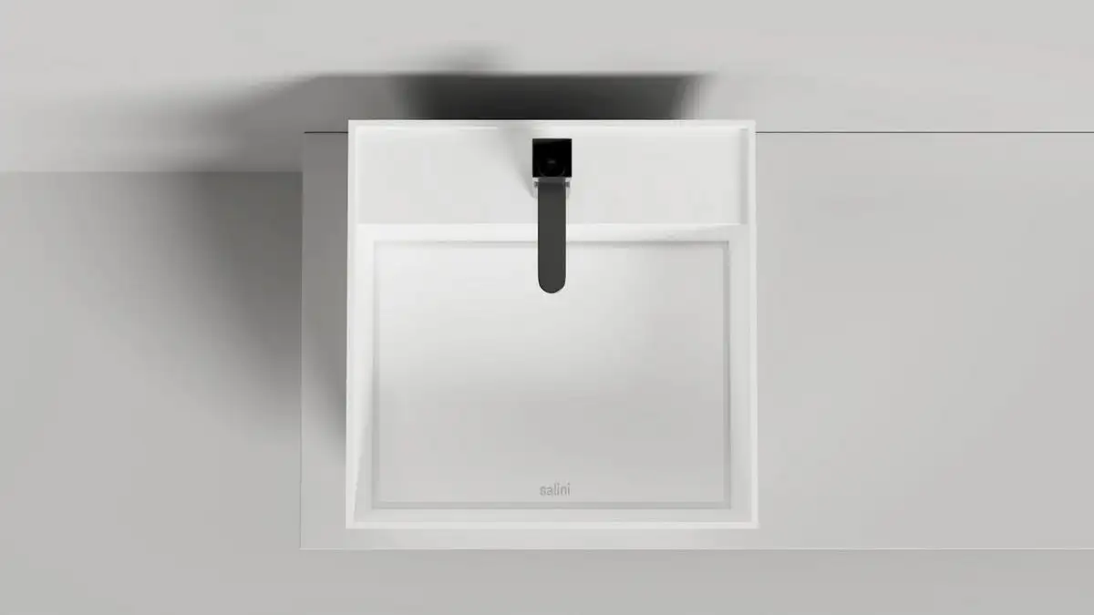 Умывальник Salini Armonia Square Top 03 130513TG (S-Sense, глянцевый) - фото товара