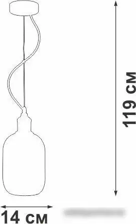 Подвесная люстра Vitaluce V4843-1/1S – фото товара