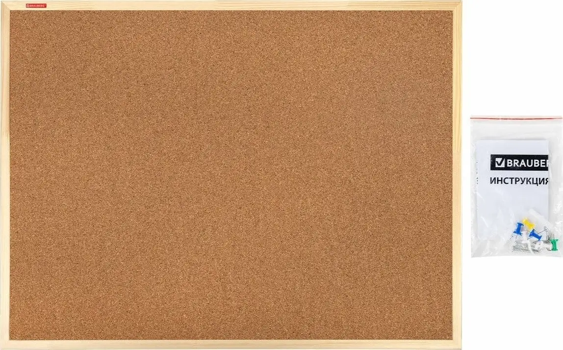 Офисная пробковая доска BRAUBERG 238312 – фото товара