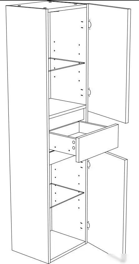 Garda Шкаф Tramonta 56н_350 08.56н.350 (белый) – фото товара