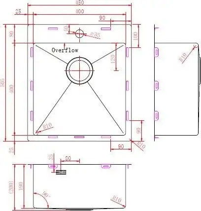 Кухонная мойка ZorG ZRN 5045 Premium + cмеситель Mars Premium Satin - фото товара