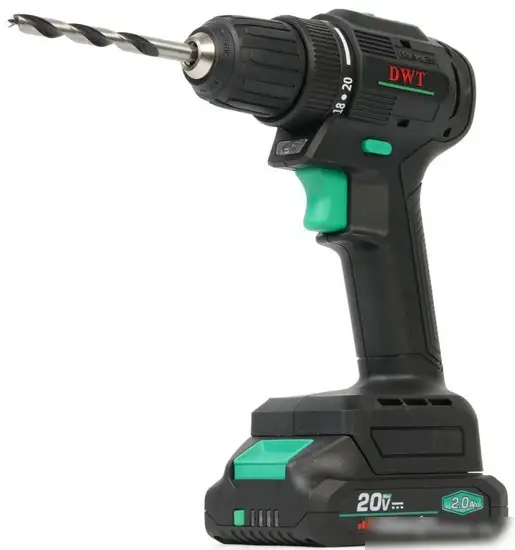 Дрель-шуруповерт DWT ABSP-20 DN-2 BMC (с 2-мя АКБ, кейс) – фото товара