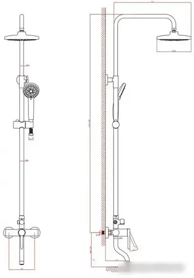 Душевая система A-Five А5-0537 - фото товара