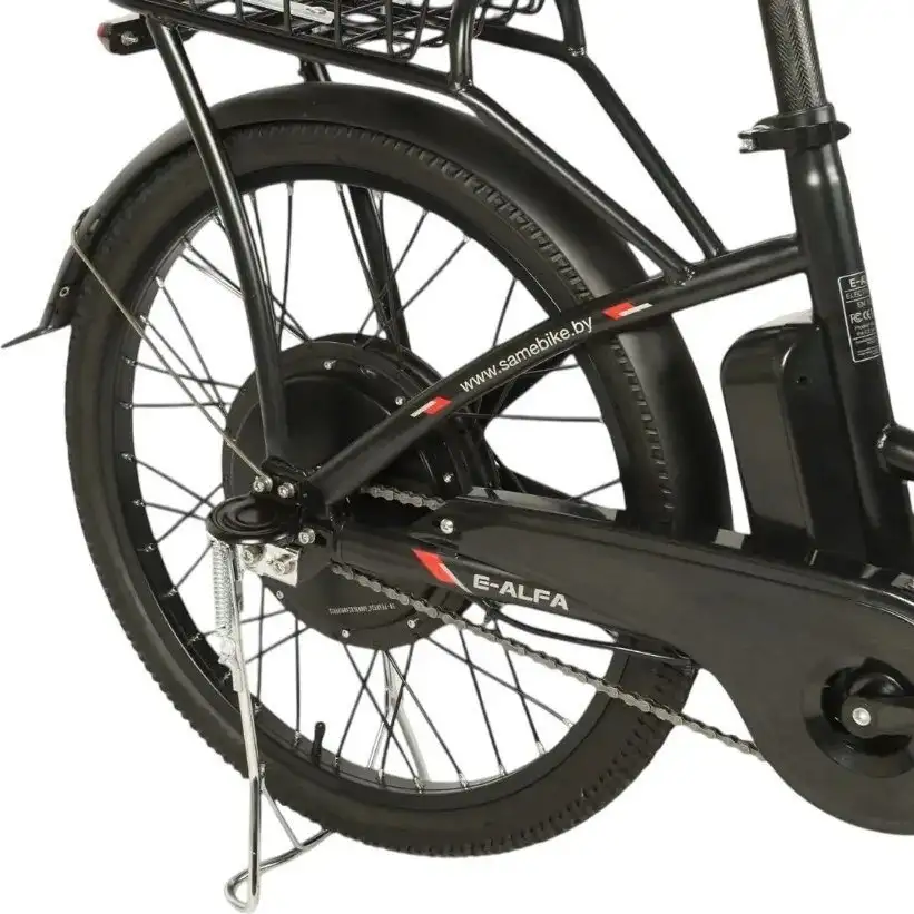 Электровелосипед SameBike Е-Alfa New SB-E-ALFA350-36/10 (черный) – фото товара