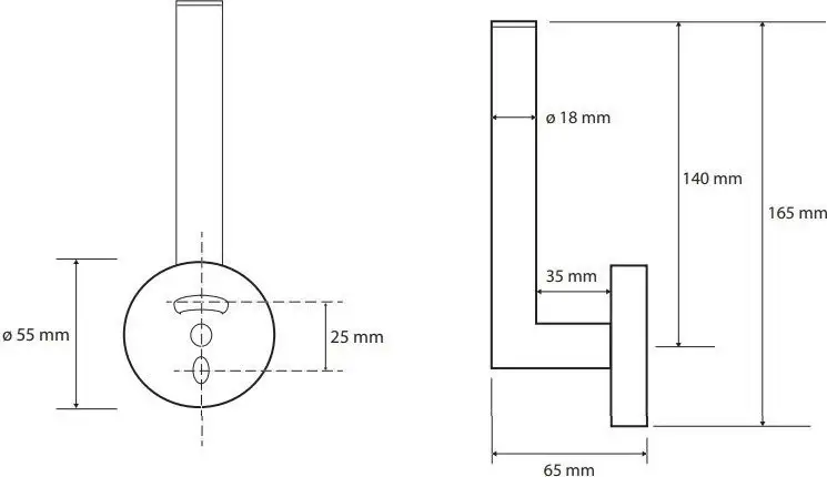 Аксессуары для ванной и туалета Bemeta Grafit 156112032 (графит матовый) – фото товара