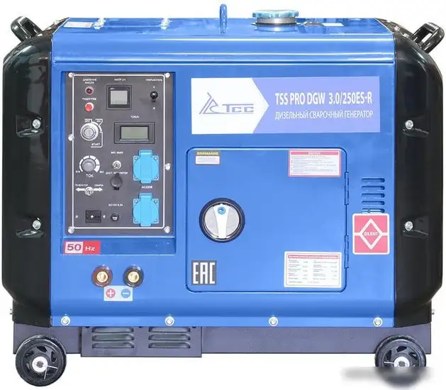 Дизельный генератор ТСС PRO DGW 3.0/250ES-R в кожухе – фото товара