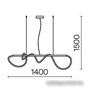 Подвесная люстра Maytoni Tau MOD166PL-L30G3K – фото товара
