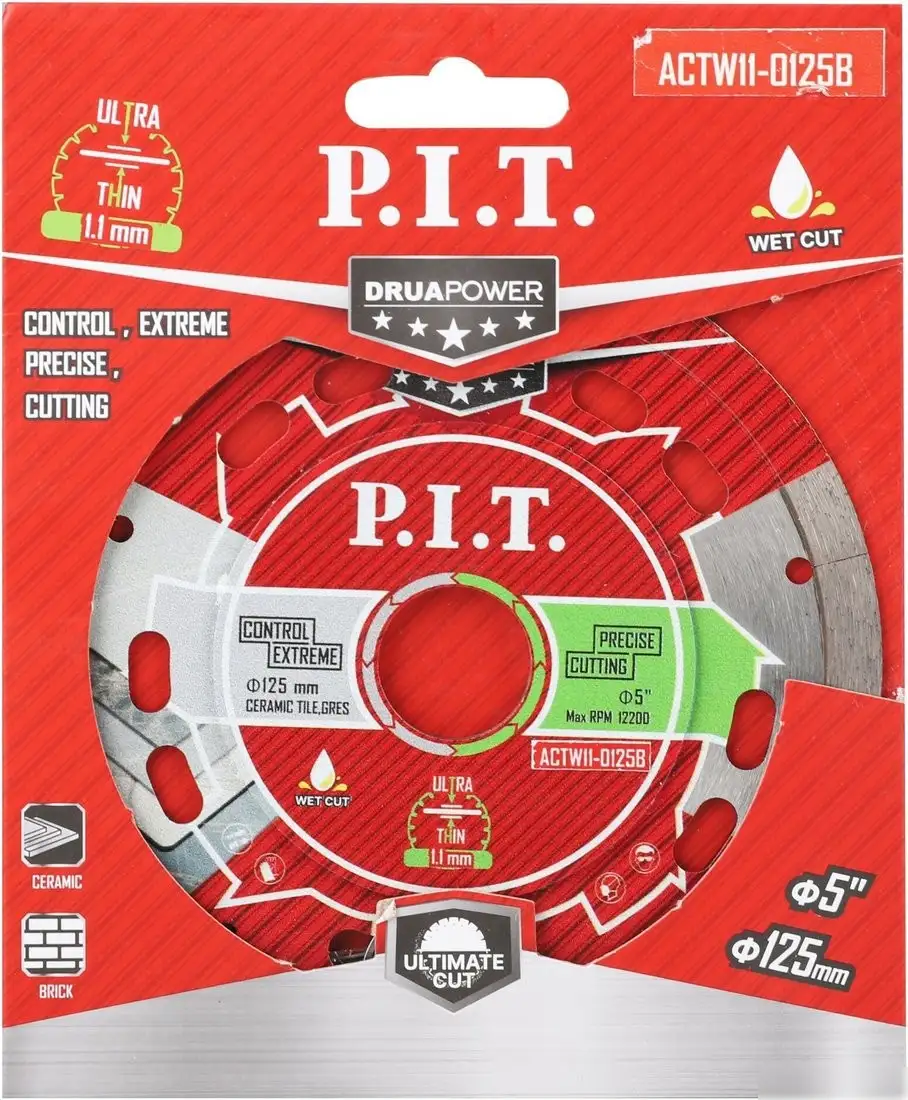 Отрезной диск алмазный P.I.T. ACTW11-0125B – фото товара