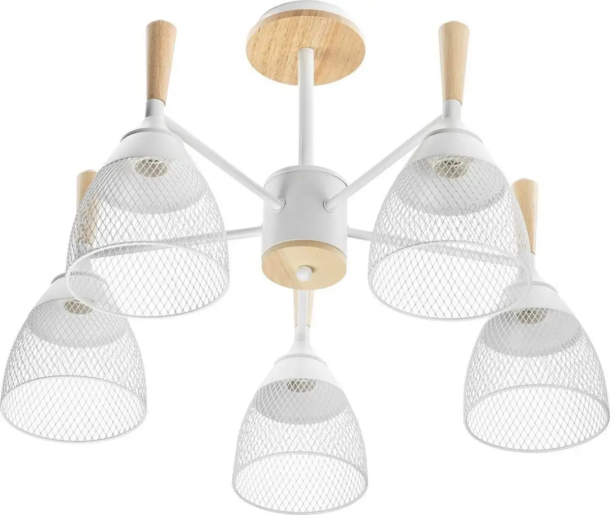 Подвесная люстра Sundays Home R-25 6211 (с лампами Е27 12W 4100K 5шт) – фото товара