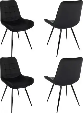 Стул Бюрократ CH-K2 4 шт (черный Holland 75/черный)