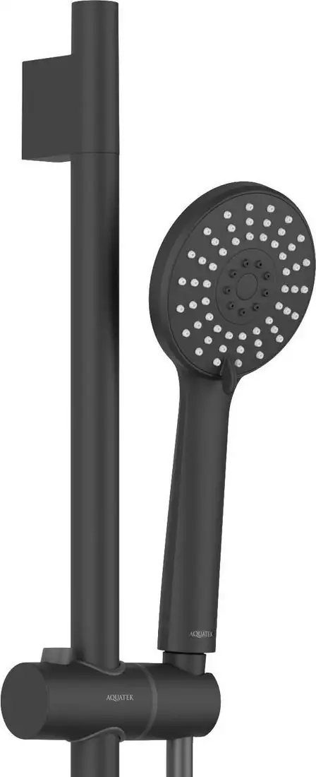 Душевой гарнитур Aquatek Бетта AQ2017MB (черный матовый) - фото товара
