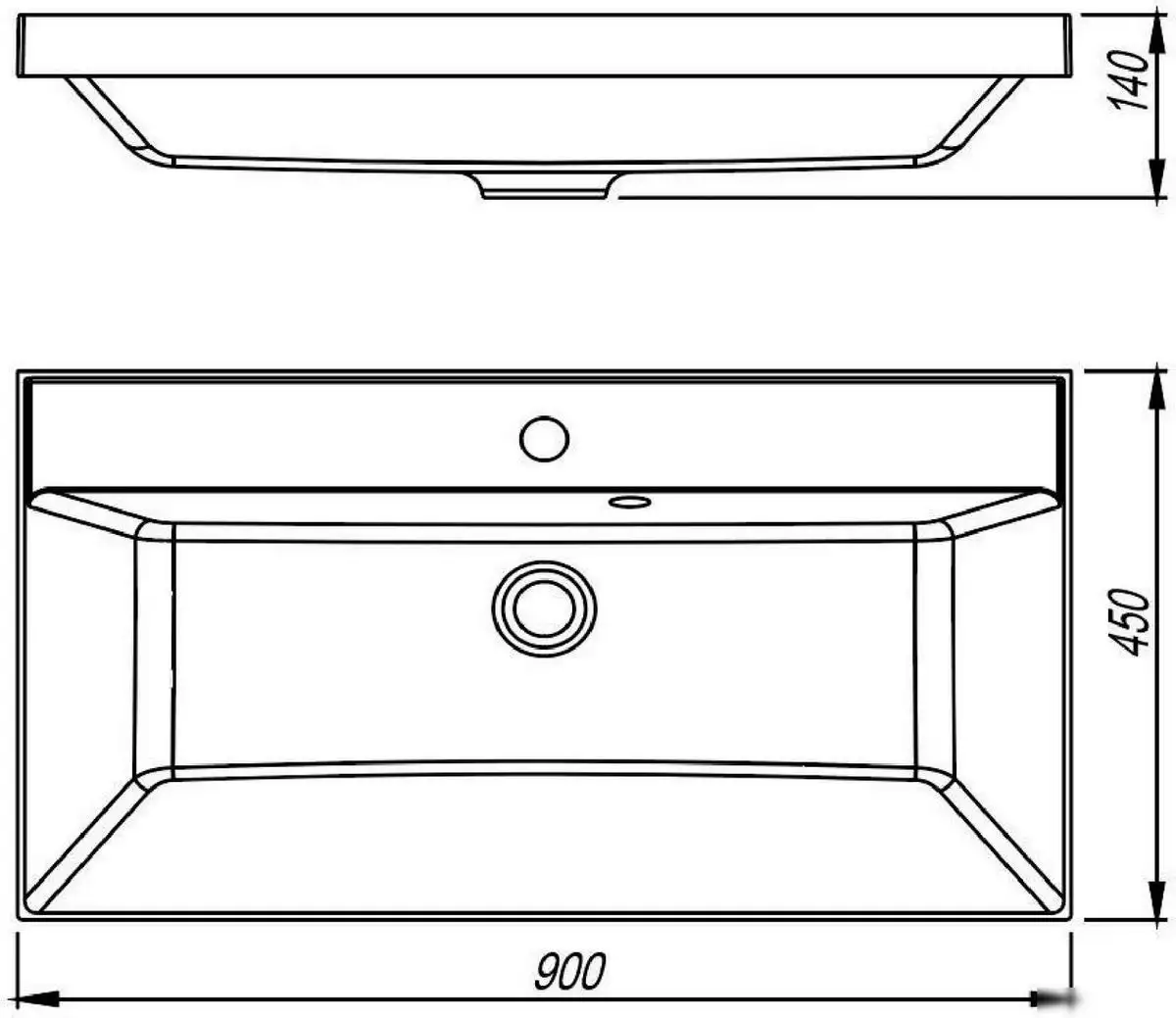 Умывальник Florentina Астория 900 (белый) - фото товара