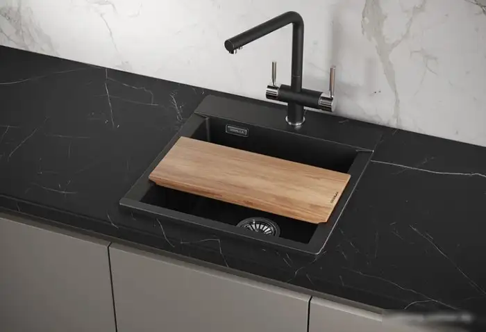 Кухонная мойка Granula ES-4701 (черный) - фото товара