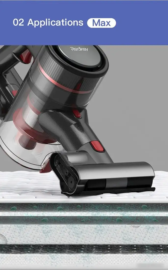 Пылесос Redkey Cordless Vacuum Cleaner P9 (черный) - фото товара