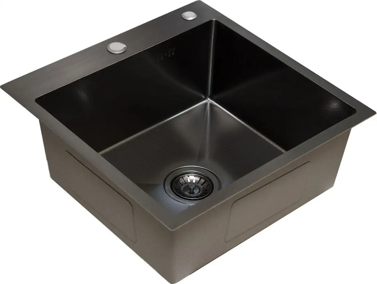 Кухонная мойка Blantek FS-5050HN Honeycomb Nano black ECO (+501F40-B) - фото товара