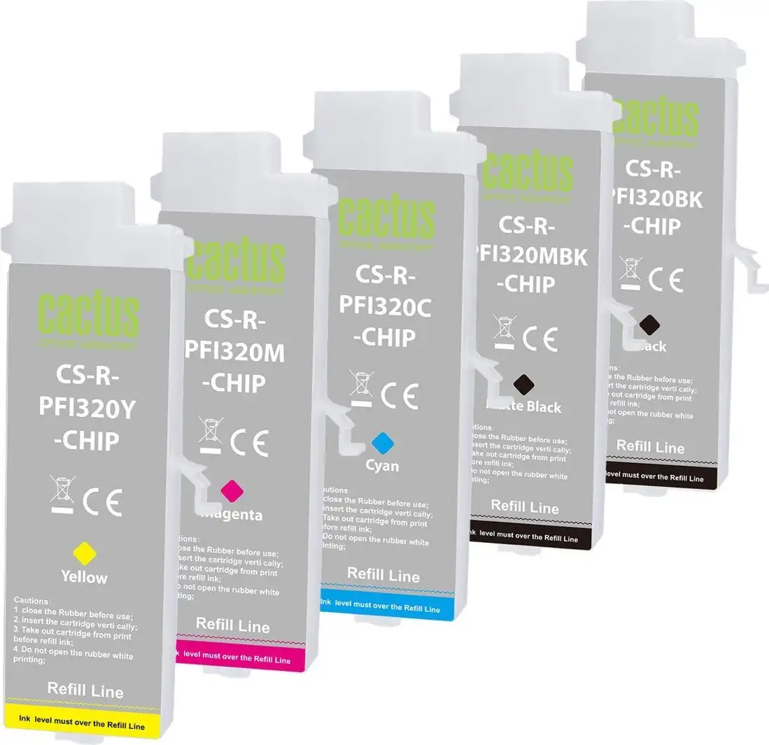 Картридж CACTUS CS-R-PFI320SET-CHIP – фото товара