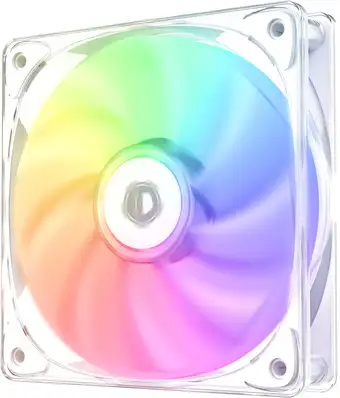 Вентилятор для корпуса ID-Cooling Crystal 120 White ARGB – изображение в каталоге