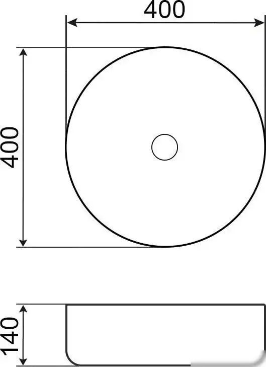 Умывальник Roxen Fabio Round 570215 - фото товара